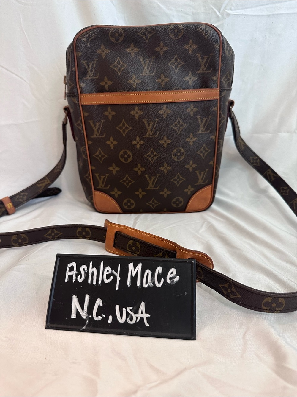 Danube MM Louis Vuitton Monogram Crossbody Bag